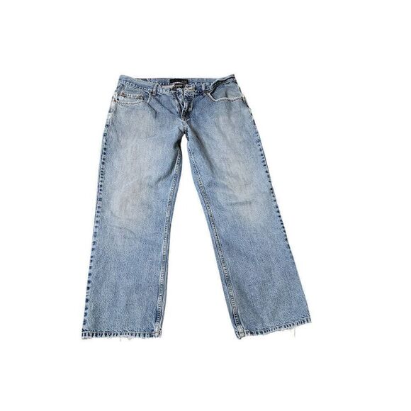 Vintage Y2K Anchor Blue Loose Fit Baggy Jeans Mens Size 36 x 32 Blue Skate - Picture 6 of 7